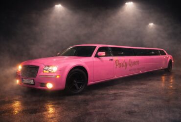Pinke Limousine mieten