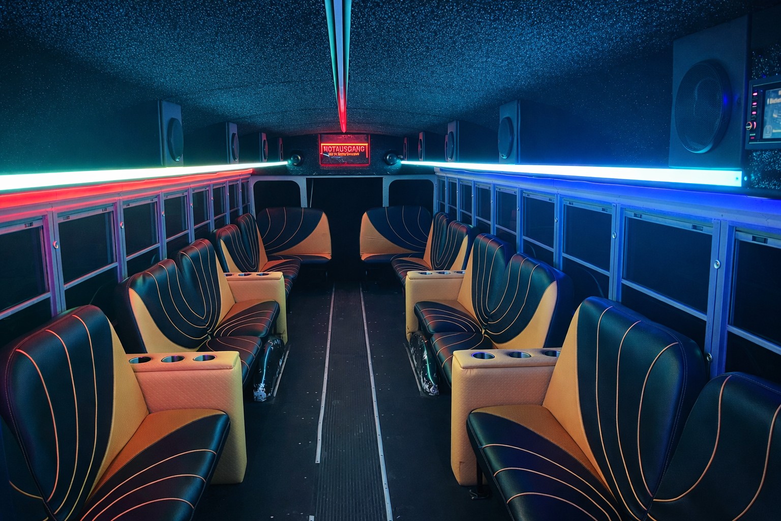 Partybus Innenansicht