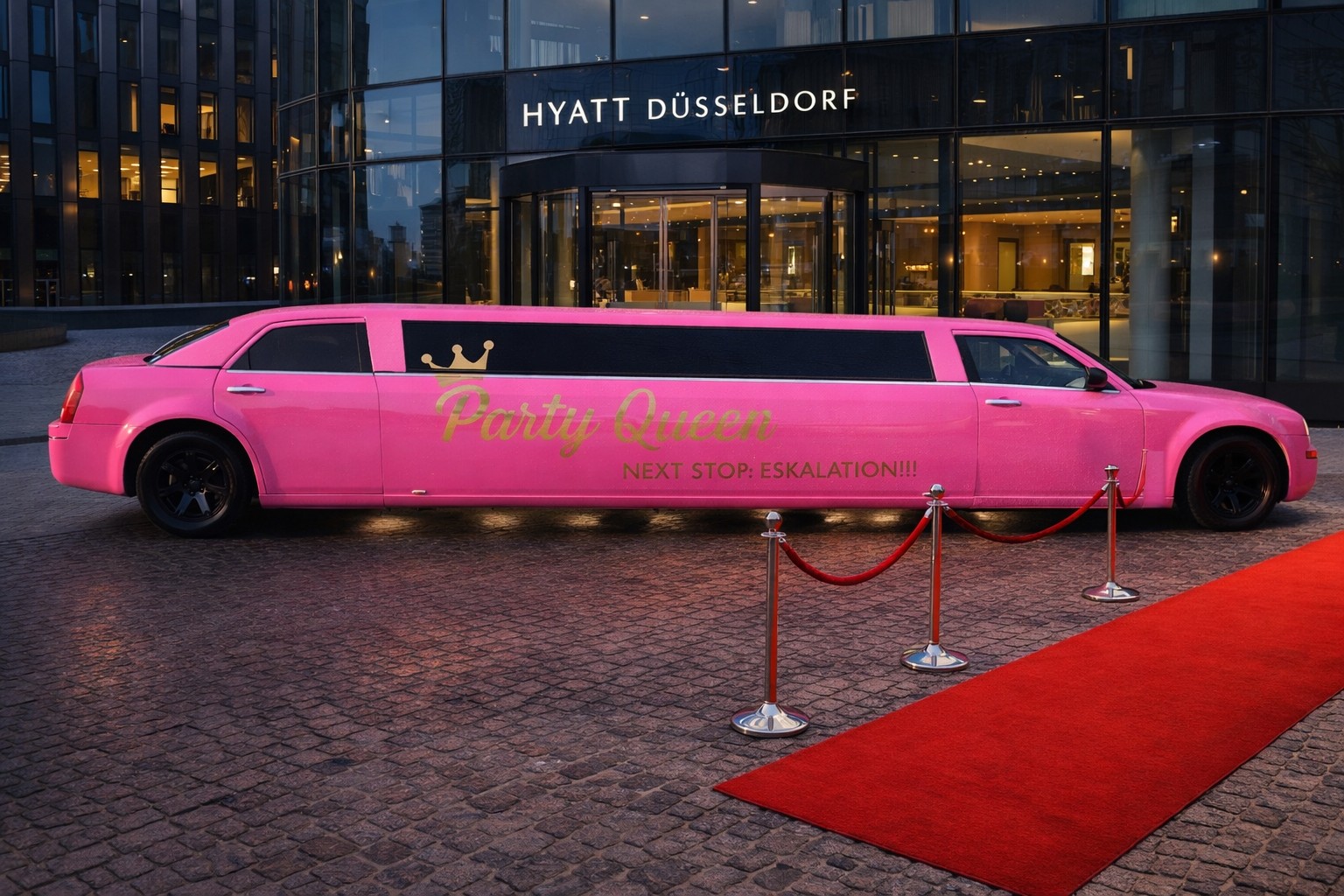 Pinke Limousine Düsseldorf